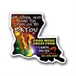 Louisiana State Magnet | https://www.bestnamebadges.com