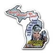 Michigan State Magnet | https://www.bestnamebadges.com