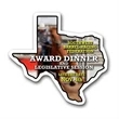 Texas State Magnet | https://www.bestnamebadges.com
