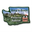Washington State Magnet | https://www.bestnamebadges.com