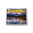 Wyoming State Magnet | https://www.bestnamebadges.com