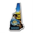 New Hampshire State Magnet | https://www.bestnamebadges.com