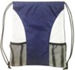 Dual Color Drawstring Bag w/ Two Water Bottle Holder | https://www.bestnamebadges.com