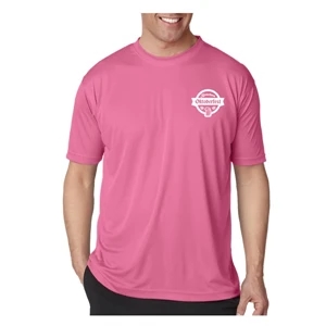Printed UltraClub® Men's Cool & Dry Performance T-Shirt | https://www.bestnamebadges.com