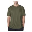 Printed UltraClub® Men's Cool & Dry Performance T-Shirt | https://www.bestnamebadges.com