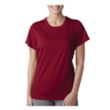 Printed UltraClub® Ladies' Cool & Dry Performance T-Shirt | https://www.bestnamebadges.com