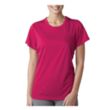 Printed UltraClub® Ladies' Cool & Dry Performance T-Shirt | https://www.bestnamebadges.com