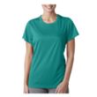 Printed UltraClub® Ladies' Cool & Dry Performance T-Shirt | https://www.bestnamebadges.com