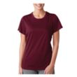 Printed UltraClub® Ladies' Cool & Dry Performance T-Shirt | https://www.bestnamebadges.com