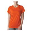 Printed UltraClub® Ladies' Cool & Dry Performance T-Shirt | https://www.bestnamebadges.com