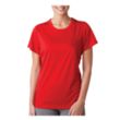 Printed UltraClub® Ladies' Cool & Dry Performance T-Shirt | https://www.bestnamebadges.com
