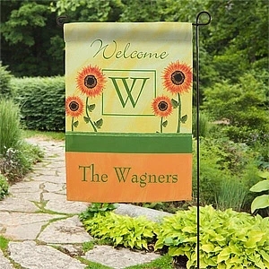 Garden Printed Flags- Double sided 12" x 18" Deluxe.