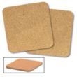 Square Cork And Fiberboard Round Beverage Coaster | https://www.bestnamebadges.com