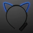 EL Wire Cat Ears Headband | https://www.bestnamebadges.com