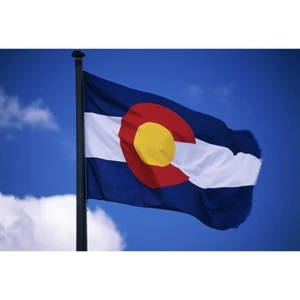 Colorado Official Flag | https://www.bestnamebadges.com