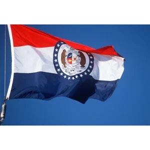Missouri Official Flag | https://www.bestnamebadges.com