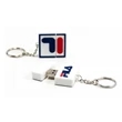 Custom 2D PVC USB Flash Drive - IL Shaped | https://www.bestnamebadges.com
