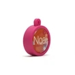 Custom 2D PVC USB Flash Drive - Pink Round Shaped | https://www.bestnamebadges.com