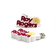 Custom Shape 2D PVC USB Flash Drive | https://www.bestnamebadges.com