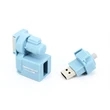 Custom 3D PVC USB Flash Drive - Electric Motor Shaped | https://www.bestnamebadges.com