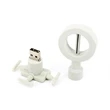 Custom 3D PVC USB Flash Drive - Propeller Shaped | https://www.bestnamebadges.com