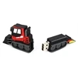 Custom 3D PVC USB Flash Drive - Tractor Shaped | https://www.bestnamebadges.com