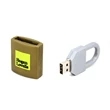 Custom 3D PVC USB Flash Drive - Lock Shaped | https://www.bestnamebadges.com