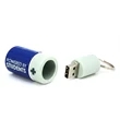 Custom 3D PVC USB Flash Drive - Battery Shaped | https://www.bestnamebadges.com
