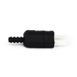 Custom 3D PVC USB Flash Drive - IEC Power Plug Shaped | https://www.bestnamebadges.com