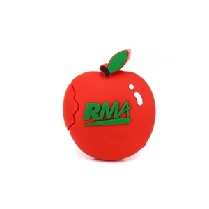 Custom 3D PVC USB Flash Drive - Apple Shaped | https://www.bestnamebadges.com