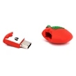 Custom 3D PVC USB Flash Drive - Apple Shaped | https://www.bestnamebadges.com