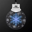 LED Animated Snowflake Necklace | https://www.bestnamebadges.com