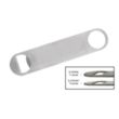 Thin Paddle Style Stainless Steel Bottle Opener | https://www.bestnamebadges.com