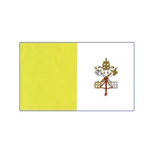 Religious Square Flag - Papal | https://www.bestnamebadges.com