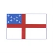 Religious Stick Flag - Episcopal | https://www.bestnamebadges.com