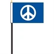 Peace Stick Flag | https://www.bestnamebadges.com