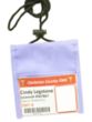 Popular Non-Woven Convention Neck Wallet w/ Rope Lanyard | https://www.bestnamebadges.com