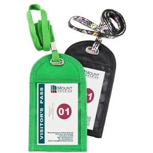 Non-Woven Small Economy Neck wallet 3.5