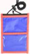 Two Tone Classic Event Pouch w/ top zipper & adjustable cord | https://www.bestnamebadges.com