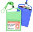 Event Neck wallet w/ 3/8" Lanyard | https://www.bestnamebadges.com