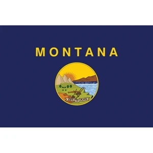 Montana Official Stick Flag | https://www.bestnamebadges.com