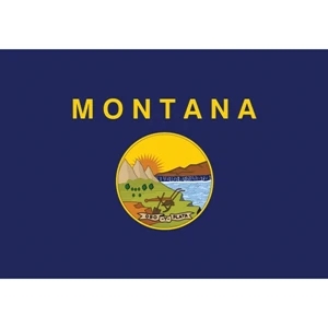 Montana Official Car Flag | https://www.bestnamebadges.com
