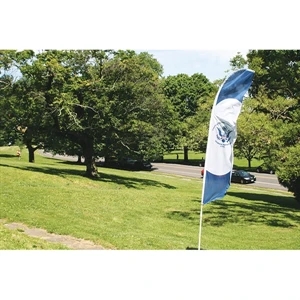 9.5'  Military Swooper Flag | https://www.bestnamebadges.com