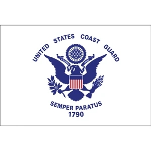 Coast Guard Personal Stick Flags | https://www.bestnamebadges.com