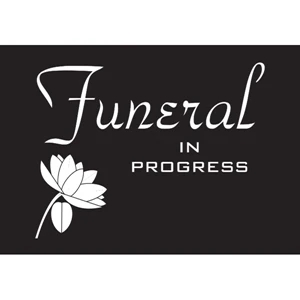 Funeral Car Flags - Black | https://www.bestnamebadges.com