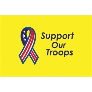 Support Our Troops Motorcycle Flags | https://www.bestnamebadges.com