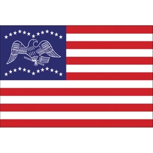 Special Historical Stick Flag - Grand Union | https://www.bestnamebadges.com