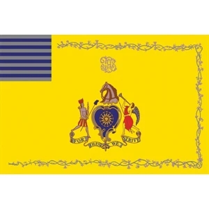 Special Historical Stick Flag - Philly Light Horse Troop | https://www.bestnamebadges.com