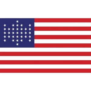 Special Historical Flags - Union Civil War | https://www.bestnamebadges.com