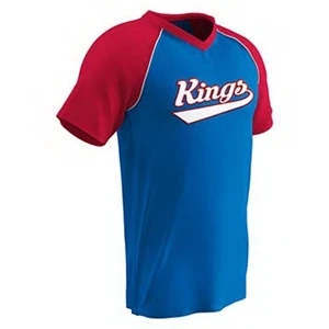 Youth Bunt Mini Flat-Back Mesh V-Neck Jersey